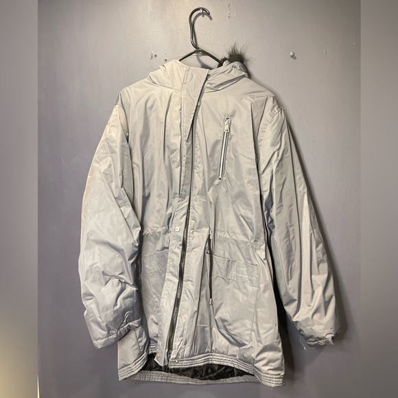 BEVERLY HILLS POLO CLUB GREY PARKA COAT - Picture 6 of 15